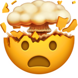 Exploding head emoji