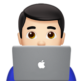Man technologist emoji