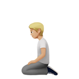 Person kneeling emoji